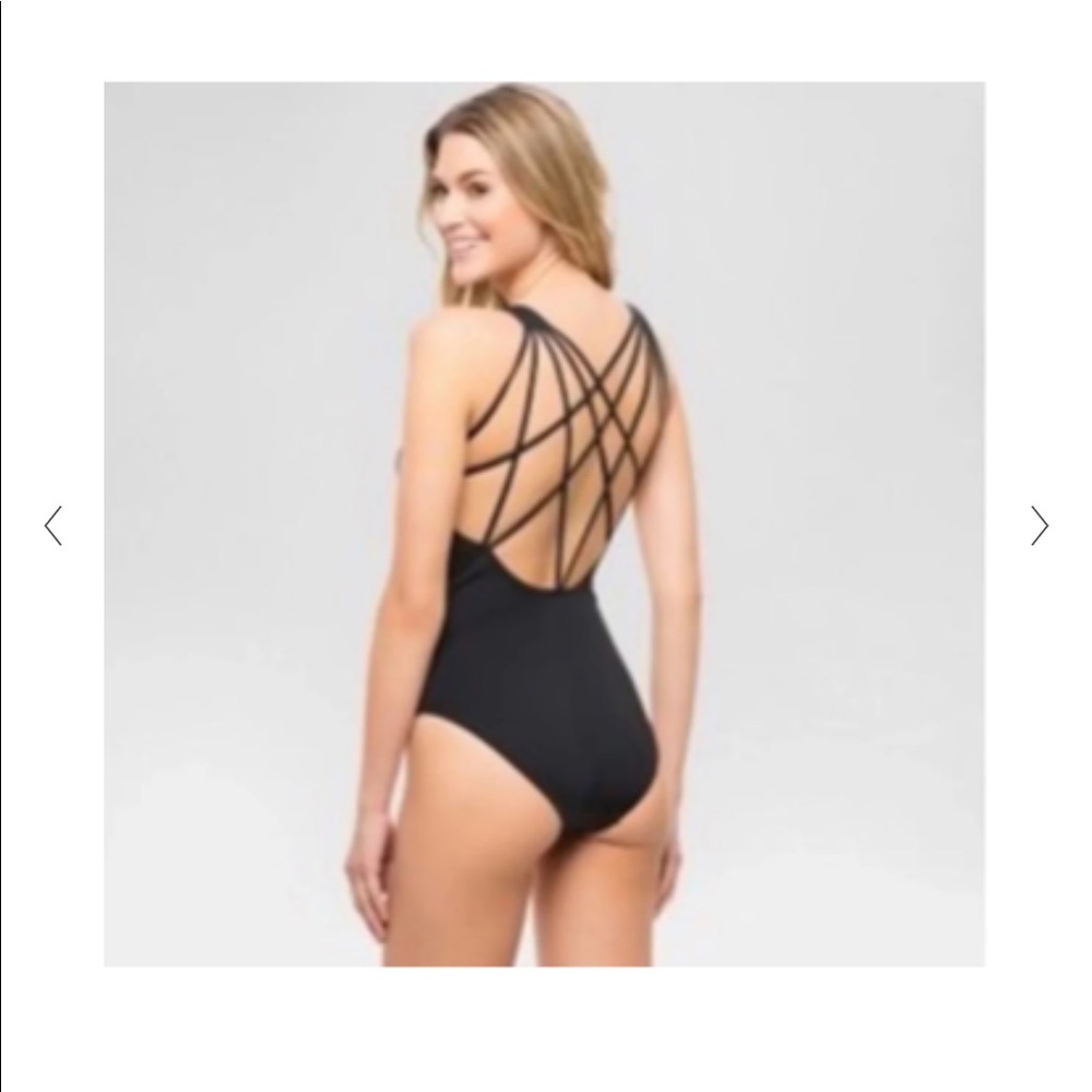 Black Strappy One Piece